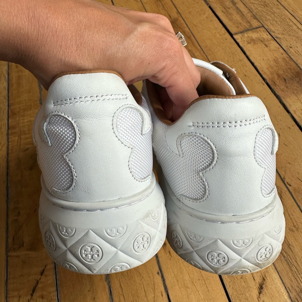 Tory Burch White Sneakers - Picture 4 of 7
